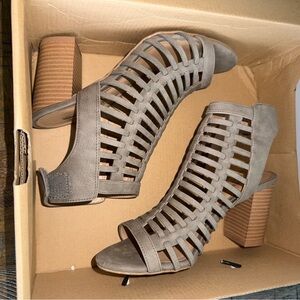 Call It Spring Strappy Block Heels